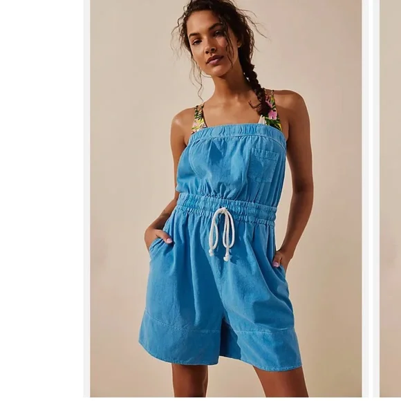 Free People | Pants & Jumpsuits | Free People Fp Beach Akoi Tube Romper  Dress | Poshmark